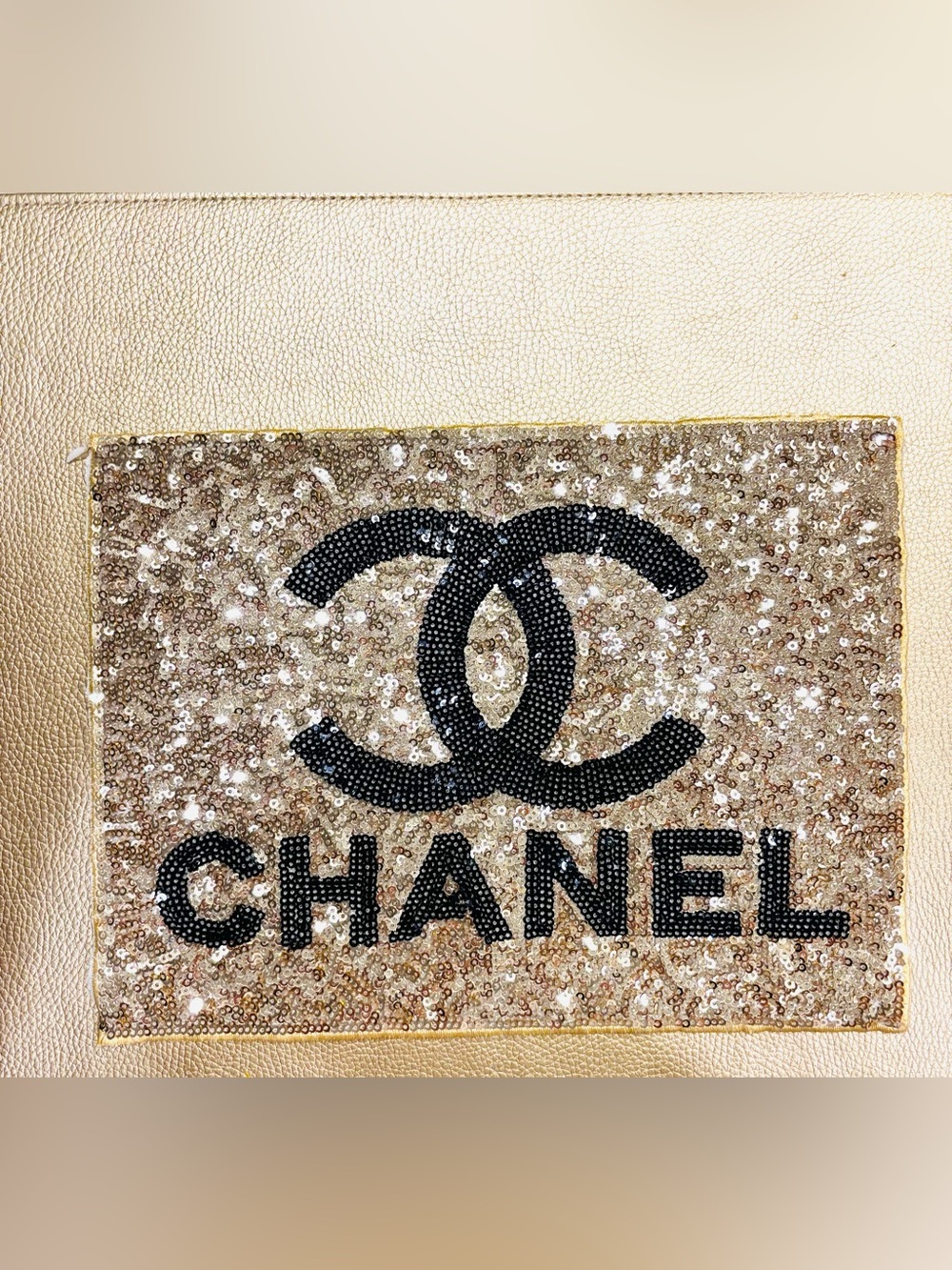 Designer CC sew on sequin patch